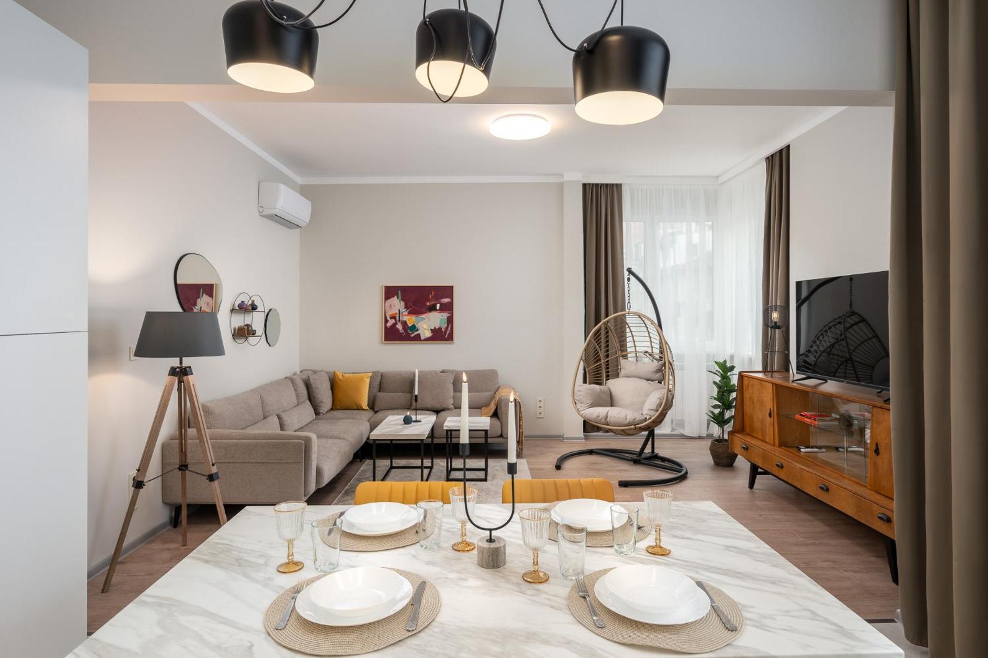 Bright & Sunny Stylish Apt With 2Bdr And 2Bth Sofie Exteriér fotografie